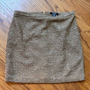 Brown Tweed Skirt